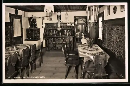 AK Schliersee, Gasthaus Schliersberg-Alm