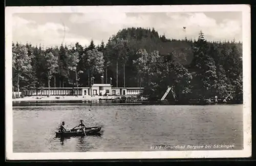 AK Säckingen, Restaurant und Waldcafé am Bergsee, Wald-Strandbad Bergsee