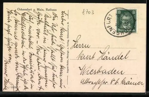 AK Ochsenfurt a. Main, Rathaus