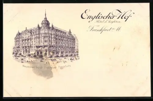 AK Frankfurt a. M., Hotel Englischer Hof