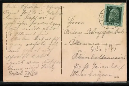 AK Planegg, Volksheilstätte, Ökonomiegebäude, Villa