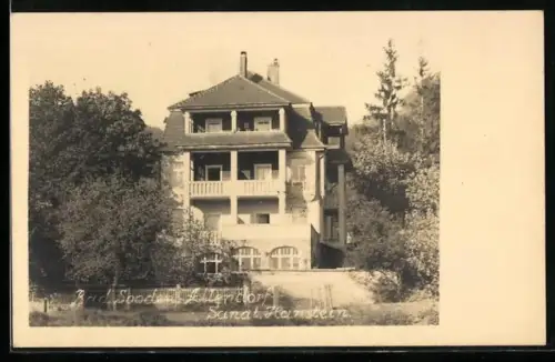 AK Bad Sooden-Allendorf, Kurhotel-Sanatorium Hanstein