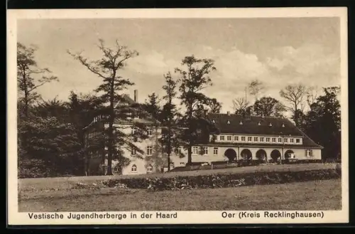 AK Oer /Recklinghausen, Vestische Jugendherberge in der Haard