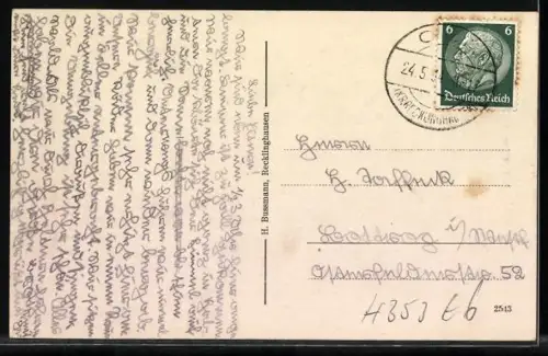 AK Oer /Recklinghausen, Vestische Jugendherberge in der Haard