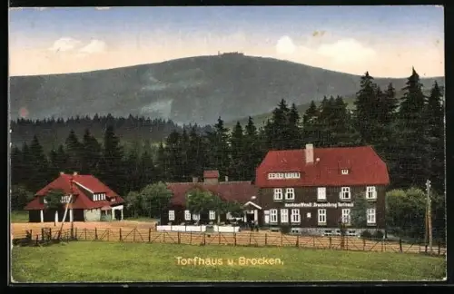 AK Torfhaus im Oberharz, Gasthof Brockenkrug