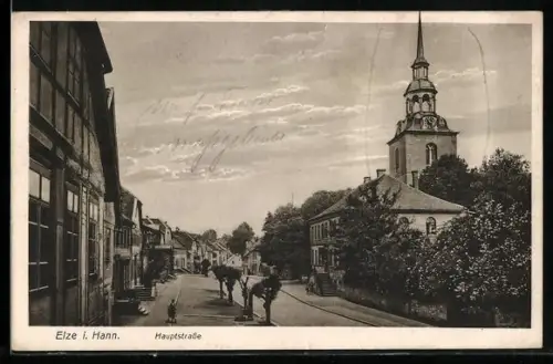 AK Elze i. Hann., Hauptstrasse, Kirche