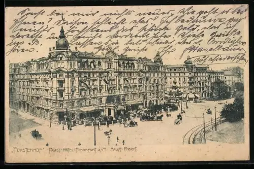 AK Frankfurt a. M., Hotel Fürstenhof
