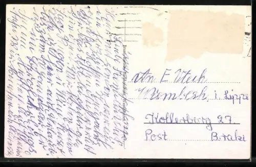 AK Wesselburen, Kirche, Marktstrasse, Kirchspielschreiberei