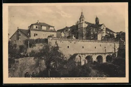 AK Schmalkalden i. Thür., Schloss Wilhelmsburg mit Bergamt