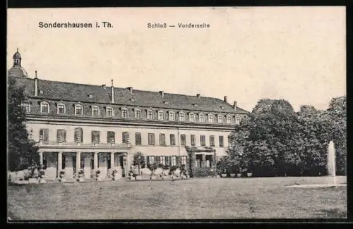 AK Sondershausen i. Th., Schloss, Vorderseite