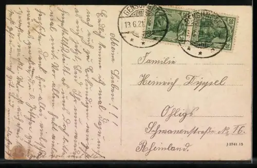 AK Bad Buckow /Märk. Schweiz, Aussicht vom Erholungsheim Wilhelmshöhe