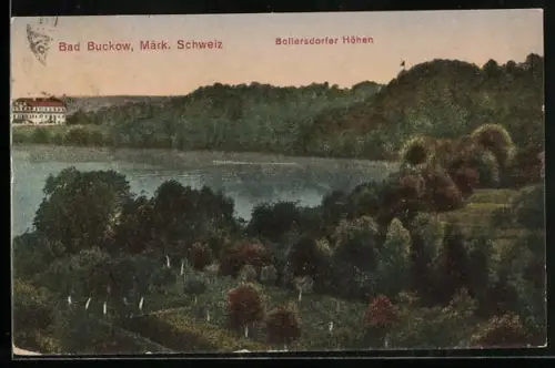 AK Bad Buckow /Märk. Schweiz, Bollersdorfer Höhen