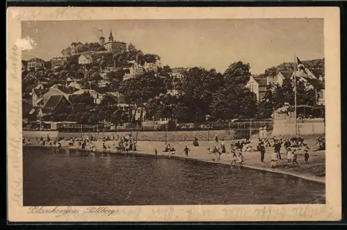 AK Hamburg-Blankenese, Süllberg mit Hotel