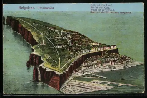 AK Helgoland, Totalansicht