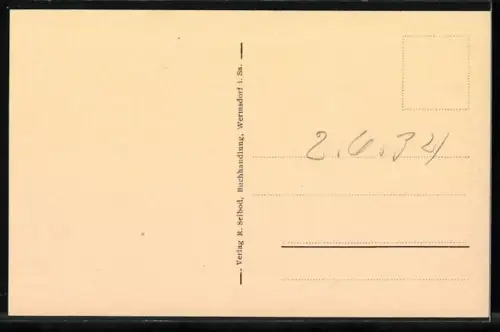 AK Wermsdorf, Horstsee mit Insel