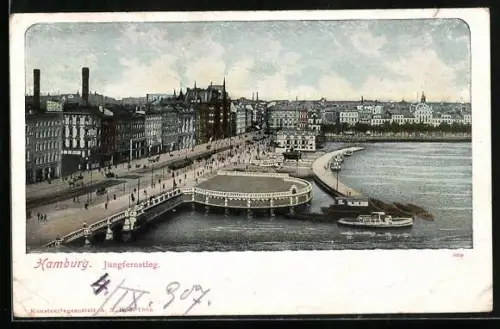 AK Hamburg-Neustadt, Jungfernstieg