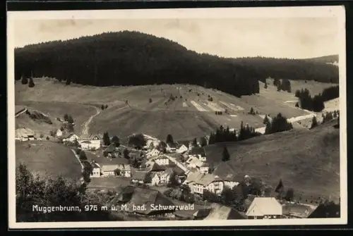 AK Muggenbrunn / bad. Schwarzwald, Panorama