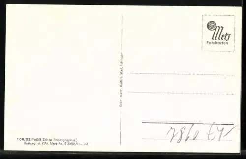 AK Schopfheim, Teilansicht mit Kirche