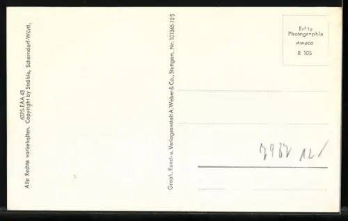 AK Weingarten /Württ., Blick zum Kloster