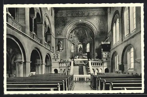 AK Duderstadt, St. Ursula, Innenansicht der Kirche