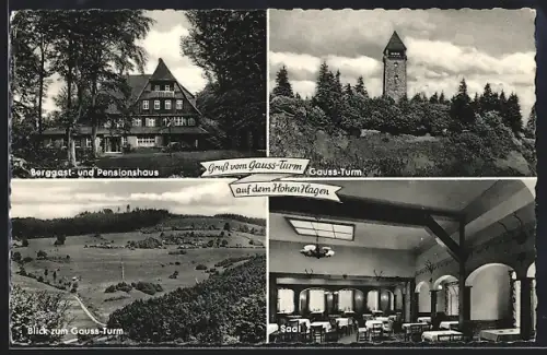 AK Dransfeld, Gasthaus auf dem Hohen Hagen, Bes. Wilh. Bühre