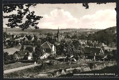 AK Essen-Kupferdreh, Blick vom Priemberg