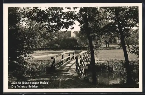 AK Müden /Lüneburger Heide, Wietze-Brücke
