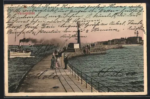 AK Warnemünde, Mole