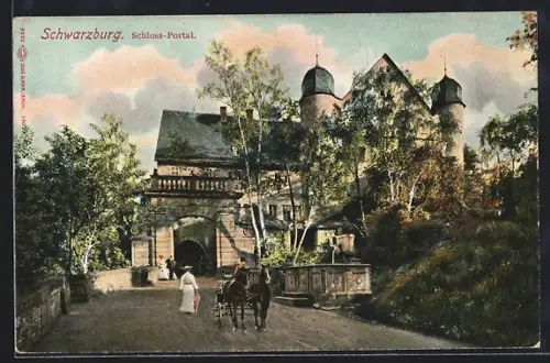 AK Schwarzburg, Schloss-Portal