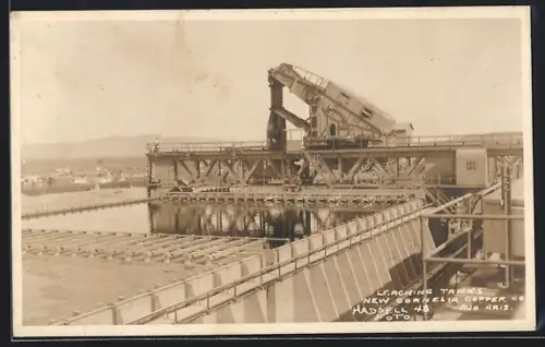 AK Ajo, AZ, New Cornelia Copper Co., Leaching Tanks, Bergbau