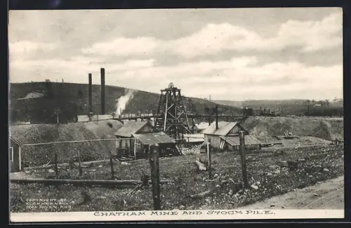 AK Iron River, MI, Chatham Mine and Stock Pile, Bergbau
