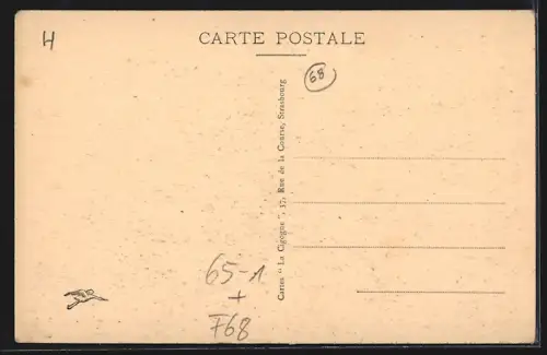 AK Lautenbach /Haut-Rhin, Gare, Bahnhof