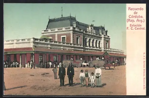 AK Córdoba, Estación F. C. Central, Bahnhof