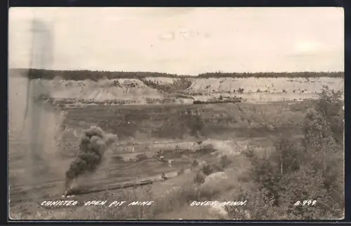 AK Bovey, MN, Canisted open pit mine, Bergbau