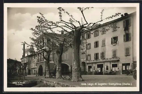 AK Campione /Lago di Lugano, Caffe Ristorante Campione Boffalanza