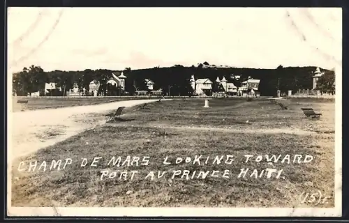 AK Porte au Prince, Champ de Mars looking toward