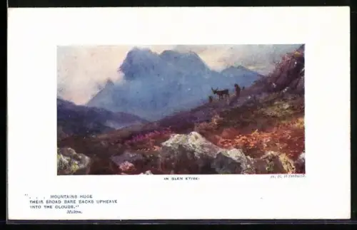 Künstler-AK Raphael Tuck & Sons Nr. 9747: In the Scottish Highlands