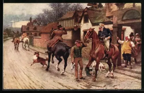 Künstler-AK Raphael Tuck & Sons Nr. 9575: Speed The Parting Guests