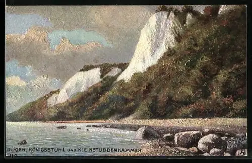 AK Sassnitz / Rügen, Königsstuhl und Kleinstubbenkammer