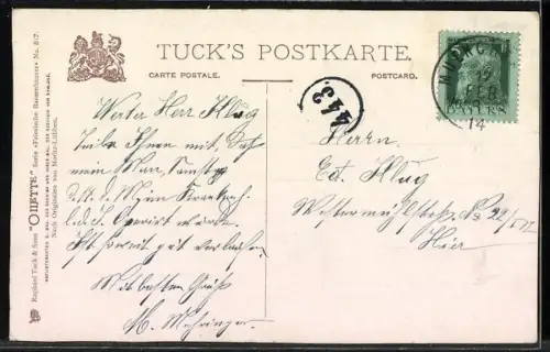 Künstler-AK Raphael Tuck & Sons Nr.: 817, Friesische Bauernhäuser