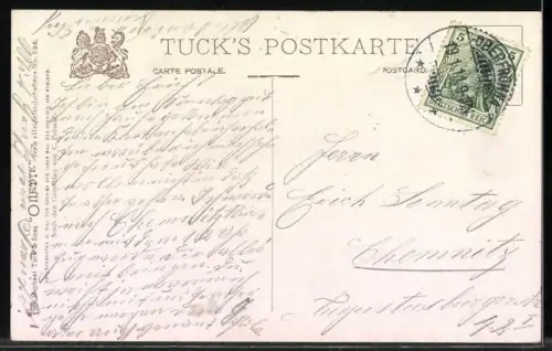 Künstler-AK Raphael Tuck & Sons Nr. 594: Mondaufgang über der Heide