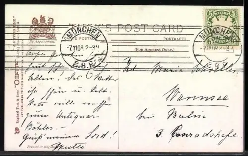 Künstler-AK Raphael Tuck & Sons Nr. 9494: Unavoidably detained