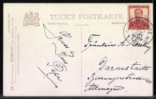 Künstler-AK Robert Schmidt: Schwere See