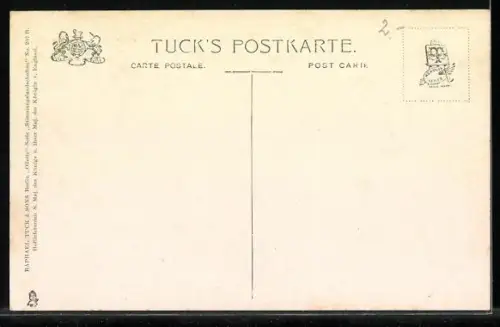 Künstler-AK Raphael Tuck & Sons Nr. 207B: Dorfpartie mit Sonnenschein