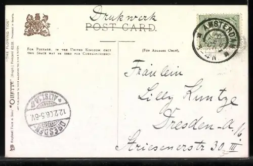 Künstler-AK Raphael Tuck & Sons Nr. 6238: Amid the Countless Multitude of Waves