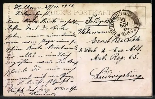 Künstler-AK Raphael Tuck & Sons Nr.964: Landschaft im Frühling