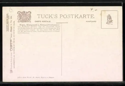 AK Rügen, Königsstuhl und Kleinstubbenkammer