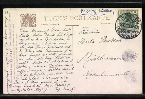 Künstler-AK Wohlgemuth & Lissner, Primus-Postkarte No. 890, M. Moritz: Heidekaten