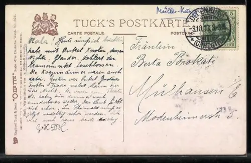 Künstler-AK Wohlgemuth & Lissner, Primus-Postkarte No. 824: Waldpartie