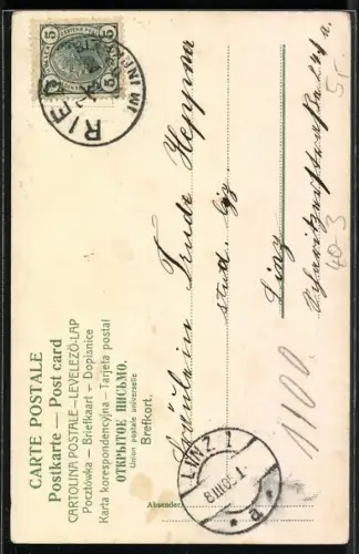 AK Zwei Kinder auf dem Nachttopf, Toilettenhumor